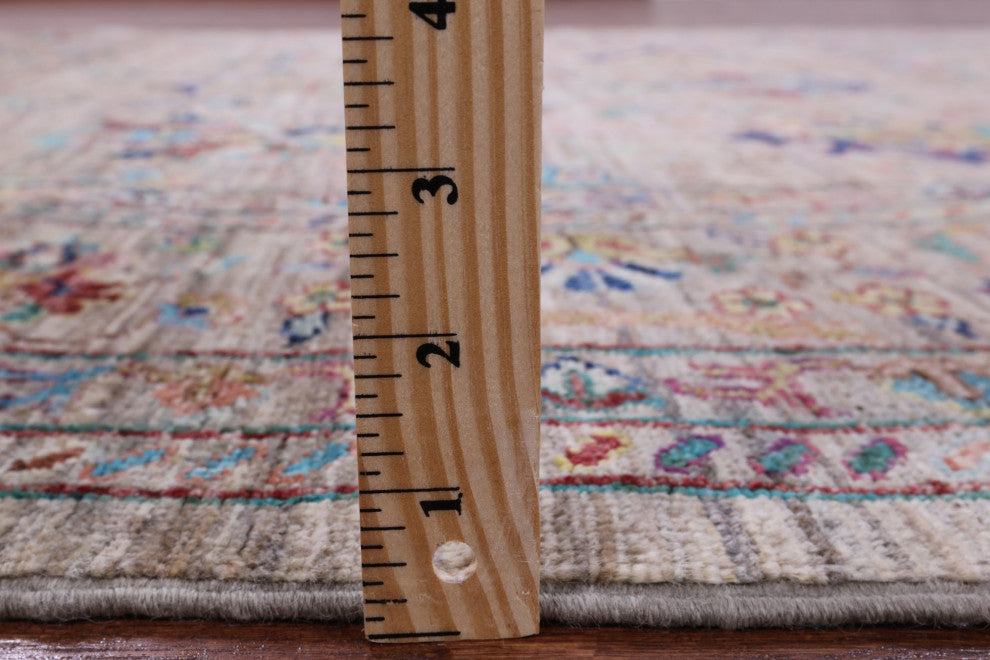 Persian Tabriz Hand Knotted Wool Rug 5' 8" X 7' 8" Q9812