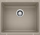 Blanco 18.1"x20.87" Granite Single Undermount Kitchen Sink, Truffle