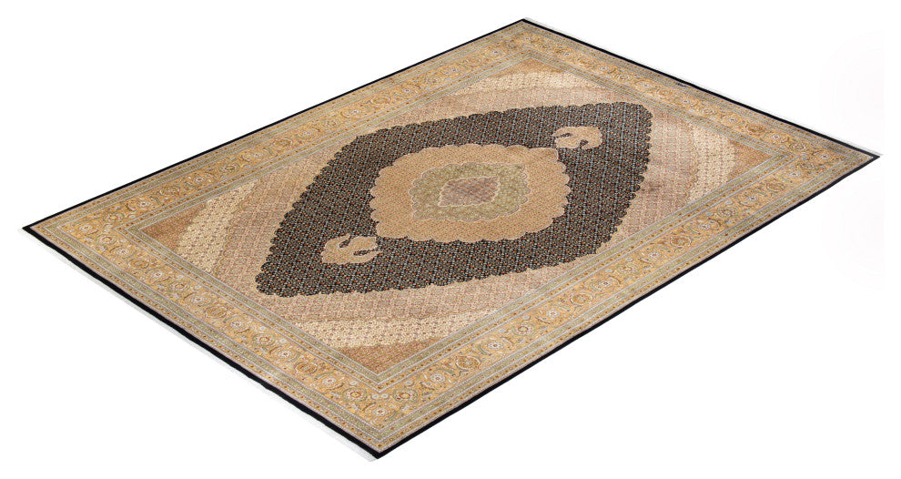 Mogul, One-of-a-Kind Hand-Knotted Area Rug Black, 10' 2 x 14' 10