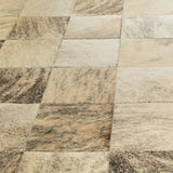 Cowhide Patchwork Rug, Ares, Slate, 8'x10'