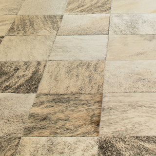 Cowhide Patchwork Rug, Ares, Slate, 8'x10'