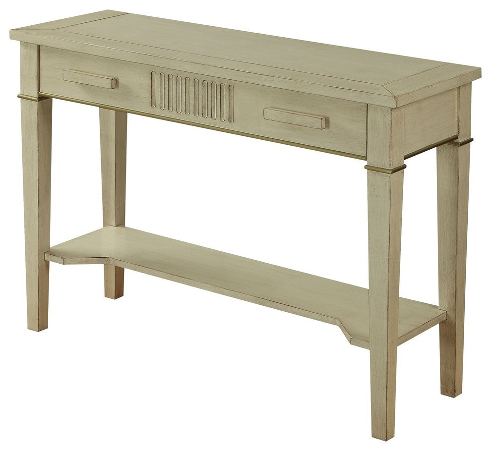 Inspiration 42"Console Table, Antique White