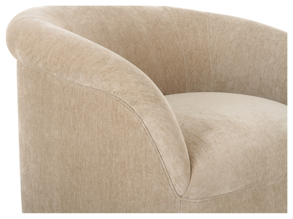Thora White Upholstery Lounge Chair