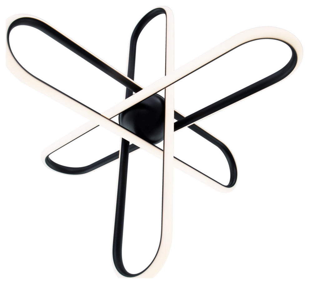 WAC Lighting PD-37224 Valerius 3 Light 24"W LED Abstract Multi - Brushed Nickel
