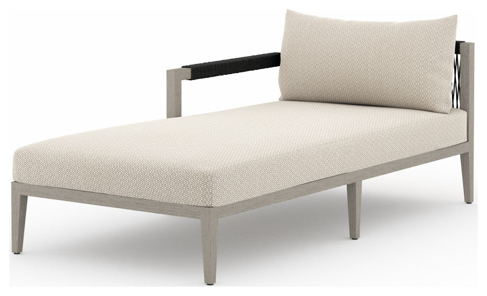 Sherwood Outdoor Laf Chaise Pc-Grey/Sand