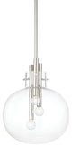 Hempstead Small 3-Light Pendant Polished Nickel