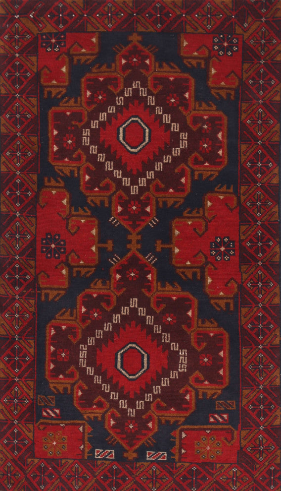 Ahgly Company Indoor Rectangle Traditional Area Rugs, 2' x 3'