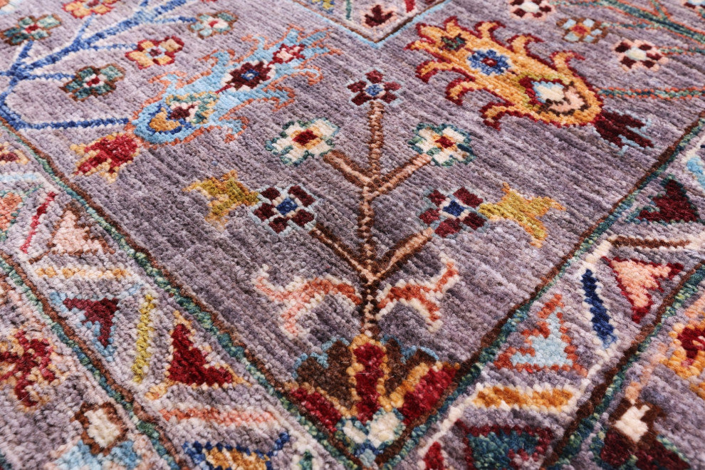 6' 9" X 9' 9" Handmade Persian Tabriz Wool Rug Q9822