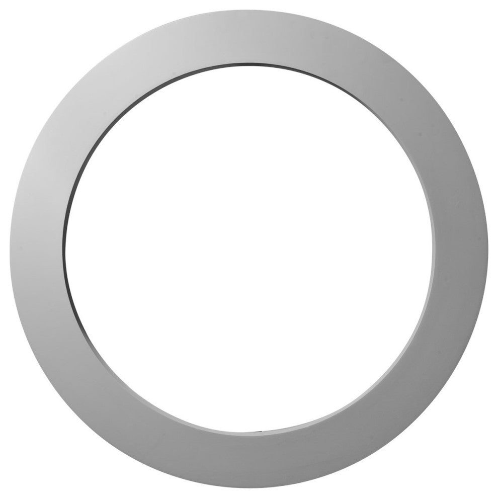 24 1/8"W x 24 1/8"H Inside, 3 1/2" Trim For Round Louver
