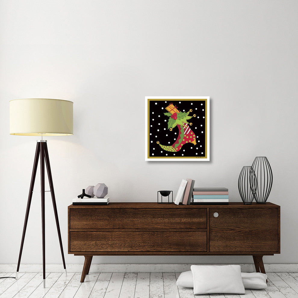 "The Night Before Chrsitmas III" Digital Paper Print by Farida Zaman, 26"x26"