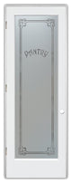 Pantry Door - Enna Harrington - Primed - 28" x 84" - Knob on Right - Pull Open