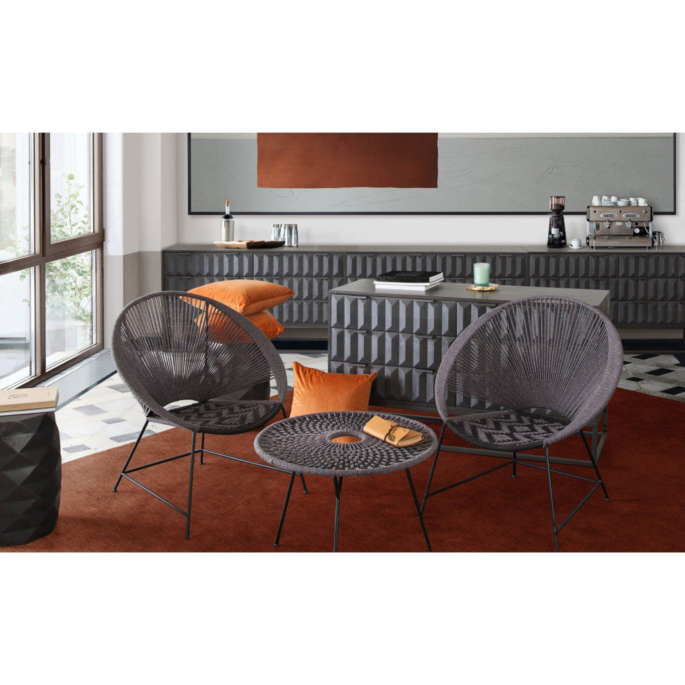 Pablo 2 Accent Chairs, Gray