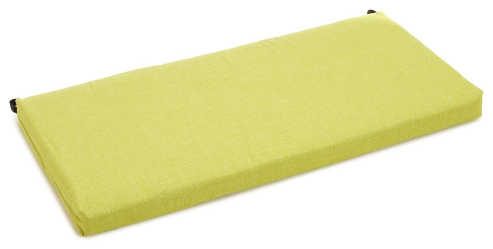 40"x19" Outdoor Spun Polyester Loveseat Cushion, Lime