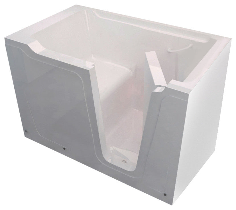 MediTub Walk-In 36 x 60 Right Drain White Soaking Walk-In Bathtub