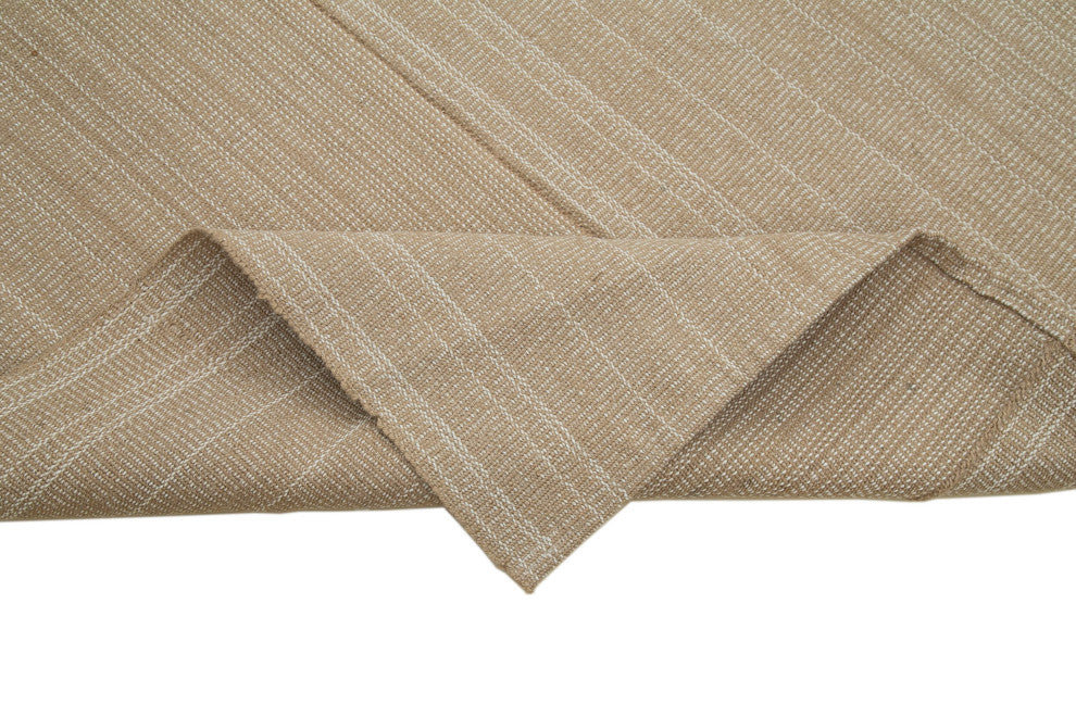 Rug N Carpet - Handmade Turkish 9' 3'' x 10' 7'' Modern Design Wool Kilim Rug