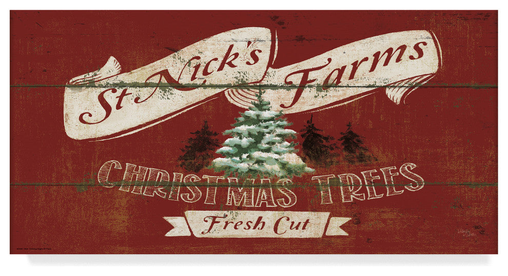 Wellington Studio 'Holiday Signs Iv Panel' Canvas Art, 47"x24"