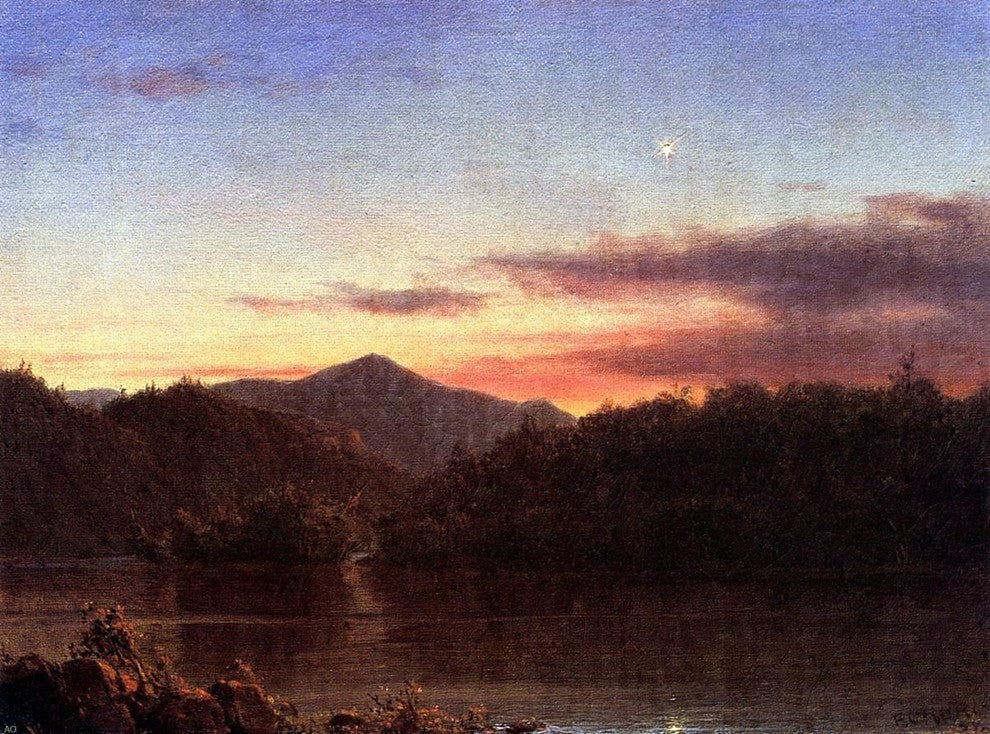 Frederic Edwin Church The Evening Star Wall Decal