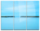 "Concrete Pier and Stairs" Photo Metal Wall Art, 3 Panels, 36"x28"