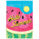 Flag Watermelon Hello Summer 13x18