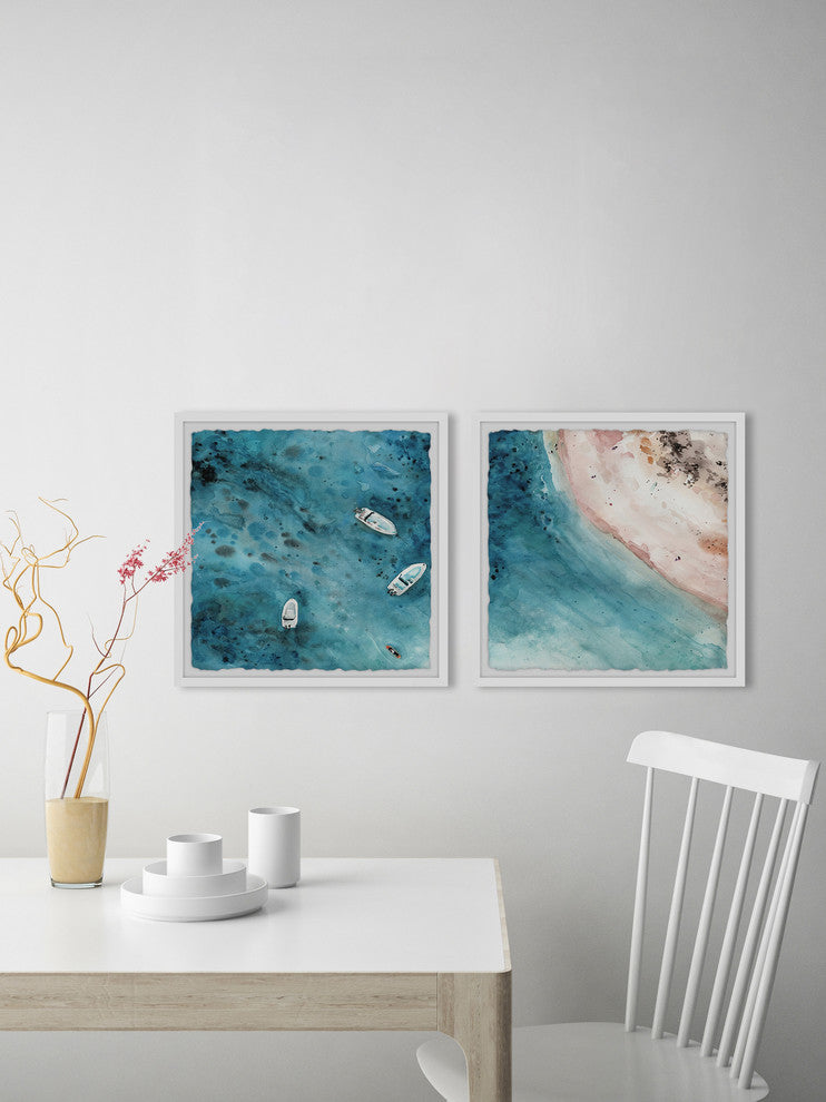 Perfect Getaway Diptych, 64"x32"