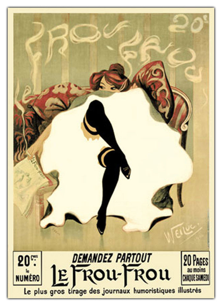''Le Frou Frou'' Canvas Art