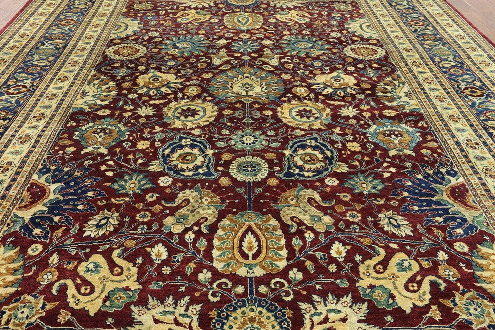 9'x12' Oriental Hand Knotted Peshawar Rug, MC475