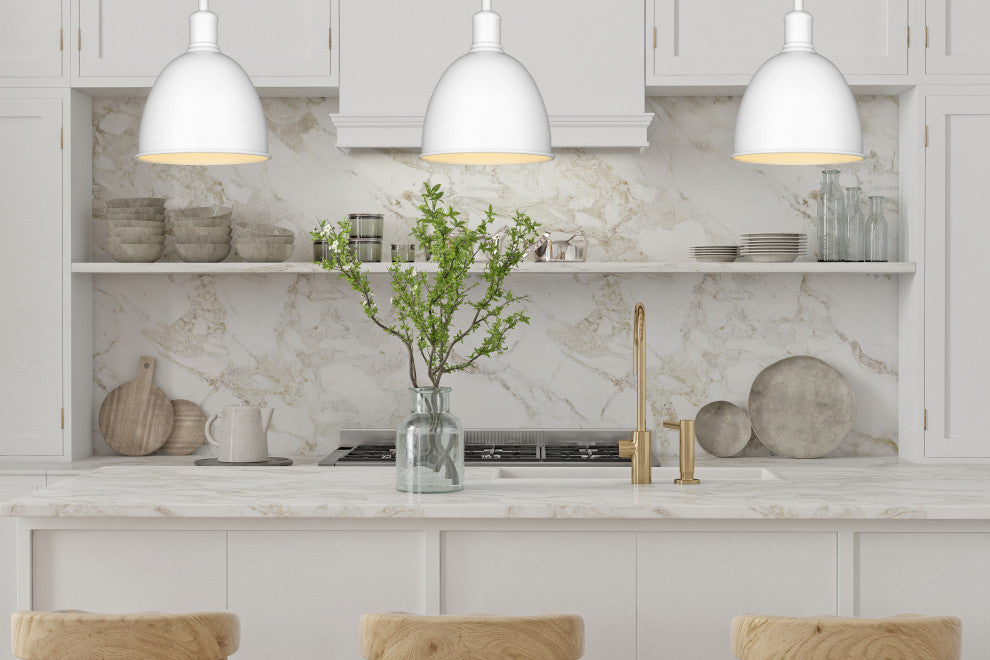 Zlite 4500P8-SW 1-Light Pendant, Satin White