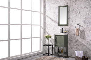 18" Pewter Green Sink Vanity