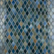 Hudson Kite Porcelain Mosaic Floor and Wall Tile, Lagoon