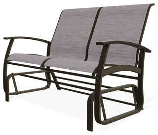Belle Isle Sling 2-Seat Glider, Fossil/Beachwood