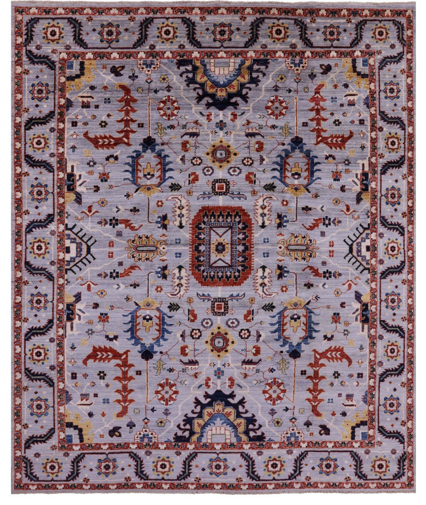 Hand-Knotted Persian Fine Serapi Wool Rug 8' 1" X 9' 9" - Q12861