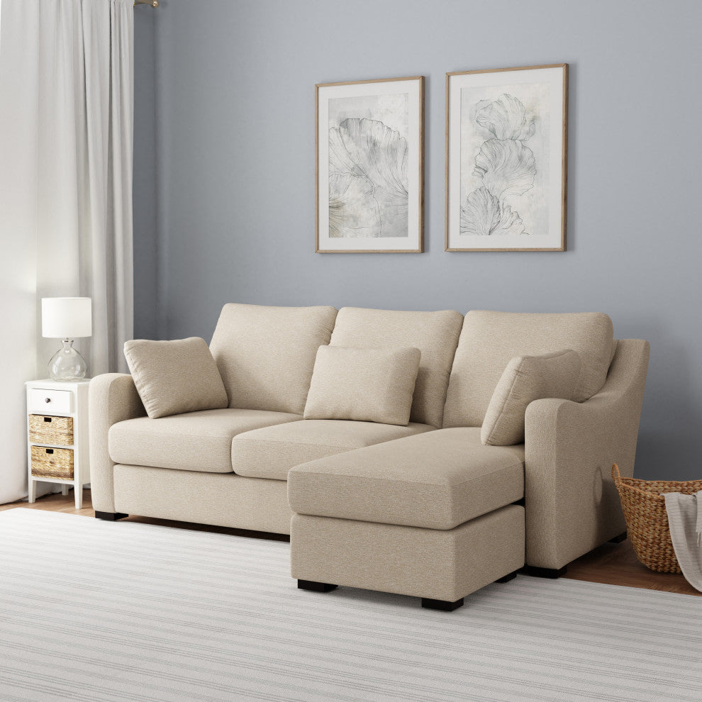 Hillsdale York Upholstered Sectional Chaise