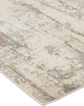 Weave & Wander Frida Rug, Silver/Beige, 2'1"x3'