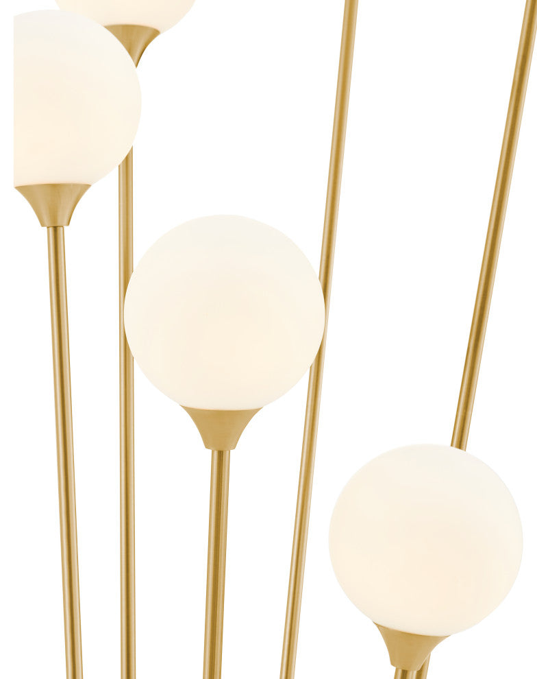 Anechdoche Gold LED Floor Lamp, 6 Lights