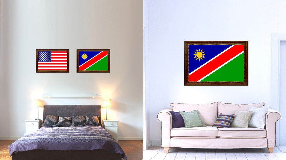 Namibia Country Flag Canvas Print, 15"x21"