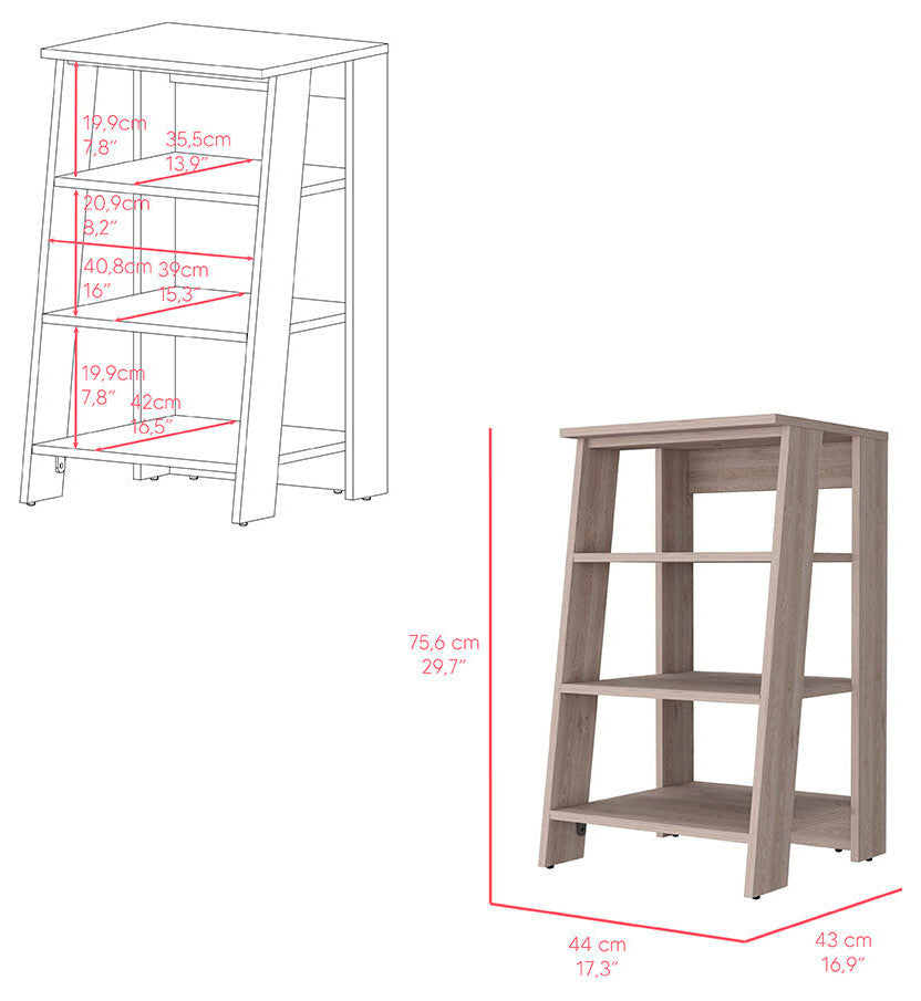 Linen Cabinet Jenne, Bathroom, Light Gray