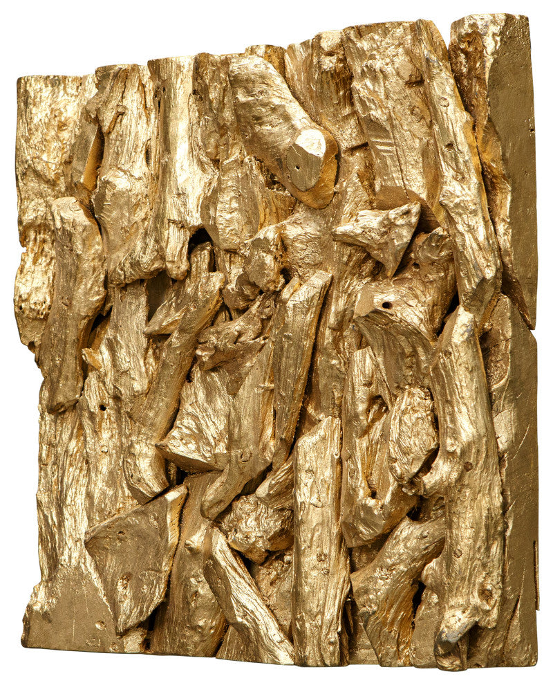 Uttermost 04327 Rio Gold Wood Wall Decor