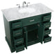 Amber Single Bathroom Vanity, Blue, Green, 42"