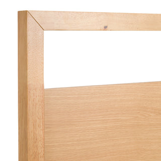 Nova Domus Berlin Modern Natural Oak Bed, Eastern King