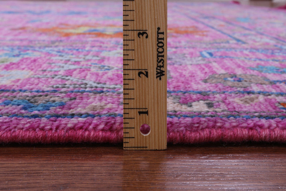 10' Square Turkish Oushak Handmade Wool Rug - Q13546