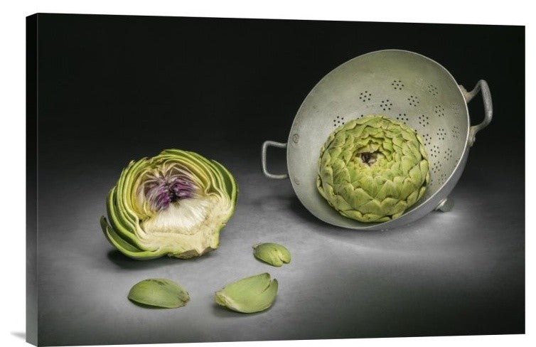 "Artichokes" Stretched Canvas Giclee by Christophe Verot, 24"x16"