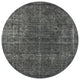 Ahgly Company Indoor Round Mid-Century Modern Area Rugs, 5' Round
