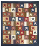 Homespun Stars Quilt Queen 85"X95"
