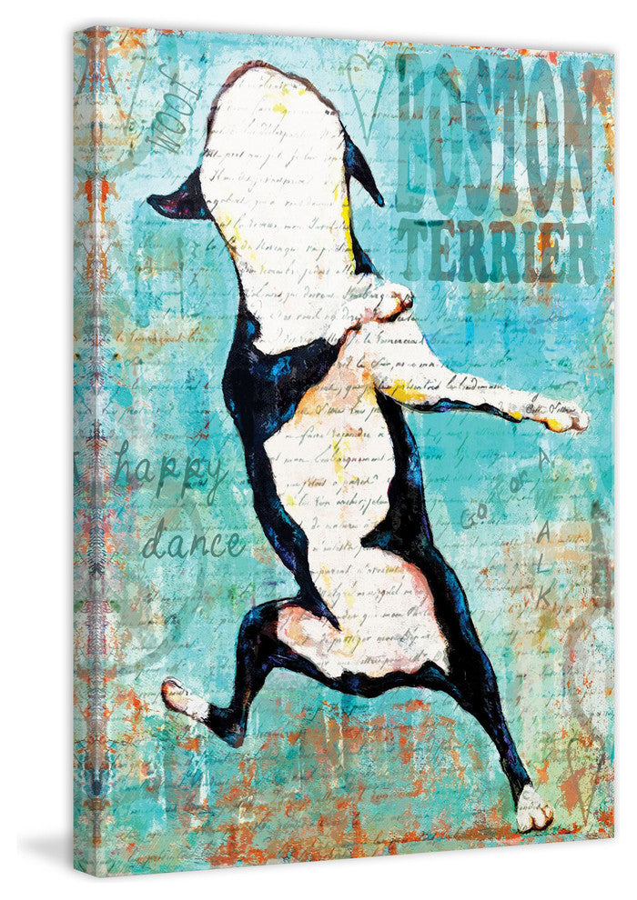 "Boston Terrier" Canvas Print by Stephanie Gerace, 30x45 cm
