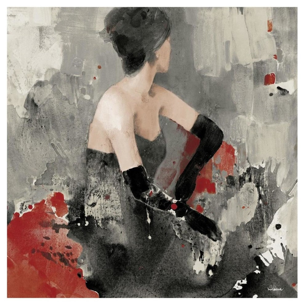 "Beautiful Gaze I Neutral" Digital Paper Print by Albena Hristova, 42"x42"