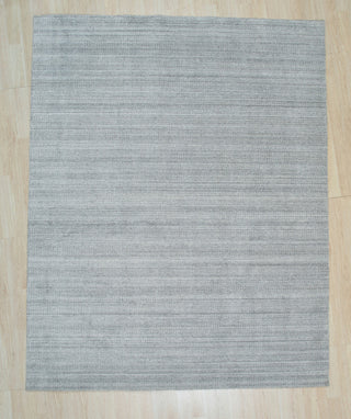 Handloomed Wool Blue Contemporary Transitional Super Grass Rug, 10' X 14'