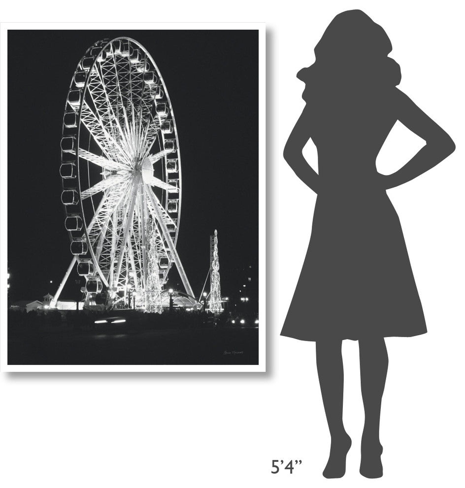 "Roue de Paris" Digital Paper Print by Laura Marshall, 38"x50"