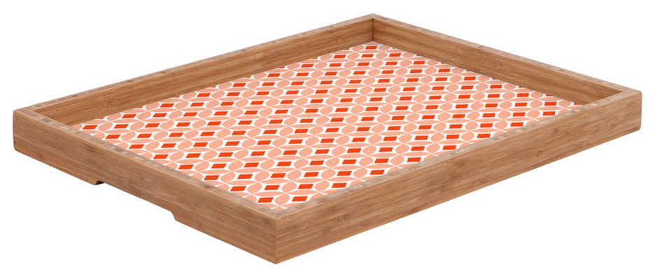 Caroline Okun Persimmon Rectangular Tray