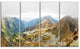 "Ostry Rohac And Placlive Peaks" Landscape Wall Art Wall Art, 4 Panels, 48"x28"