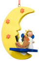 Christian Ulbricht Ornament- Angel In Moon With Toys